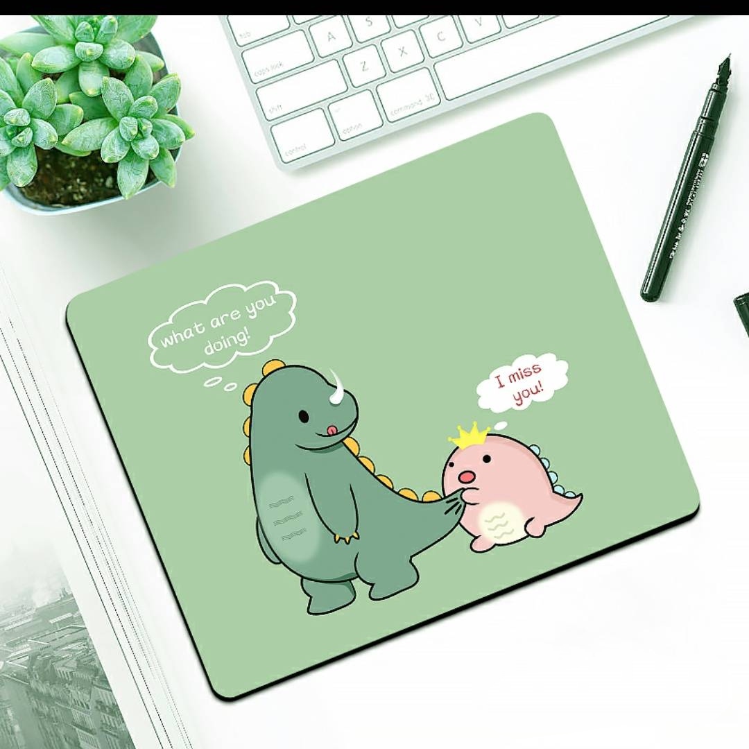 แผ่นรองเมาส์ ที่รองเมาส์ ลวดลายการ์ตูน mouse pad แผ่นรองเม้าส์ลายการ์ตูน 26x21cm หนา 2 มม.