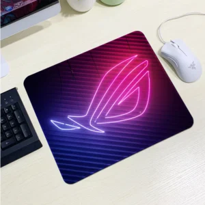 แผ่นรองเม้าส์ ขนาด 260*210*2 mm 🖱️⌨️ e-sports gaming mouse pad 🖱️⌨️ สีเรืองแสง