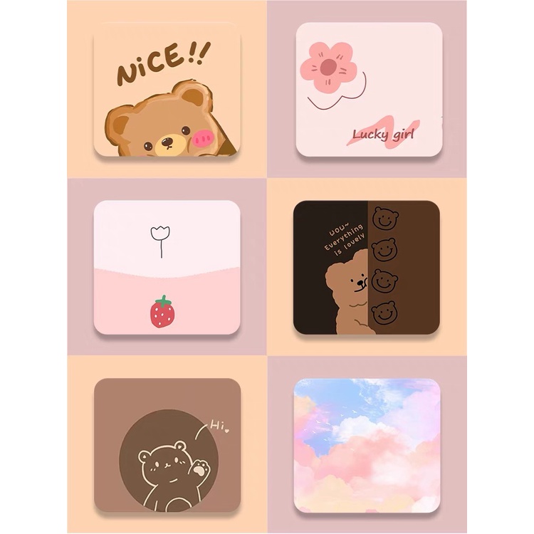 แผ่นรองเม้าส์ 260x210x2 มม. แผ่นรองเม้าส์ลายการ์ตูน Mouse Pad แผ่นรองเมาส์ ที่รองเมาส์ คละลาย 50 / ชิ้น