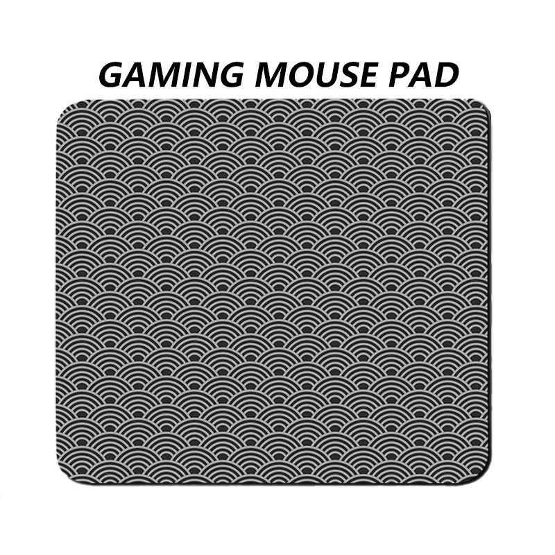 แผ่นรองเมาส์ Gaming Mouse Pad เกมส์มิ่ง ขนาดใหญ่ 450 x 400 x 4มม. แผ่นรองเมาส์ เย็บขอบ หนา ลายสีดำ